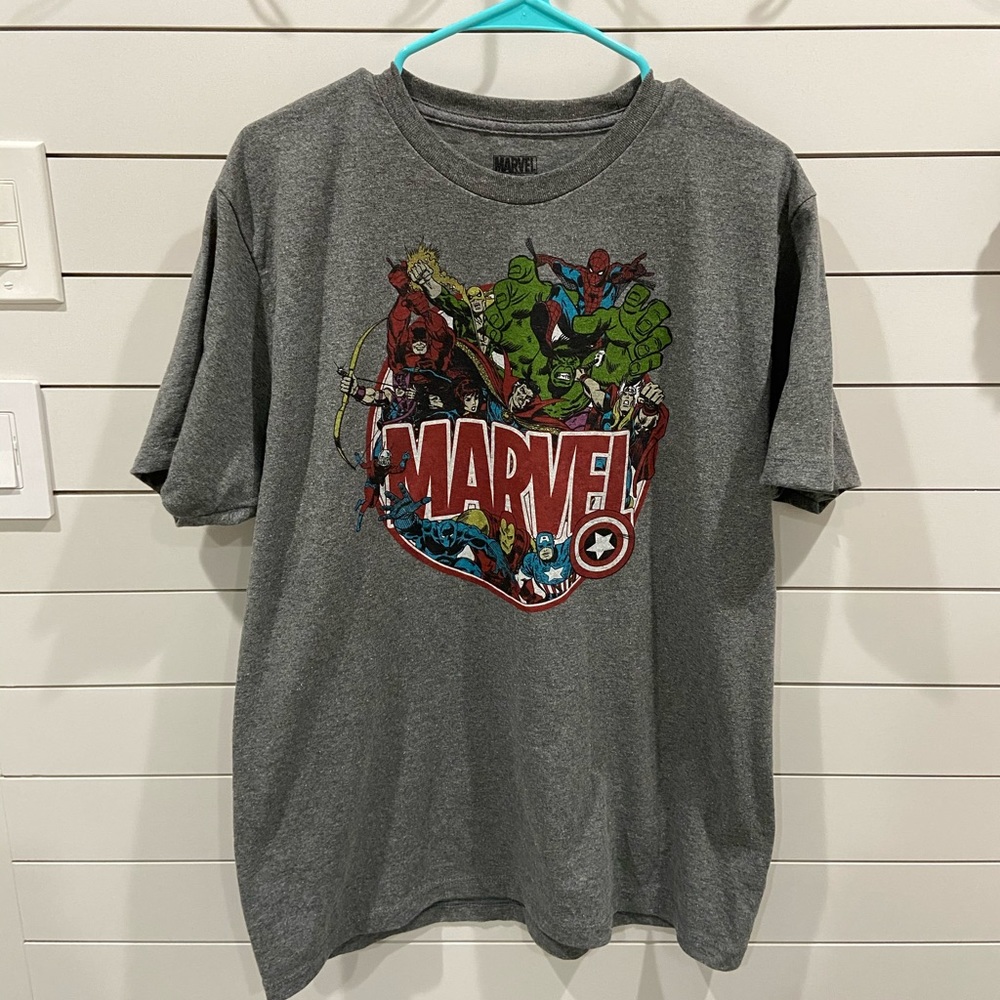 Marvel Grey Graphic Short Sleeve T Shirt
